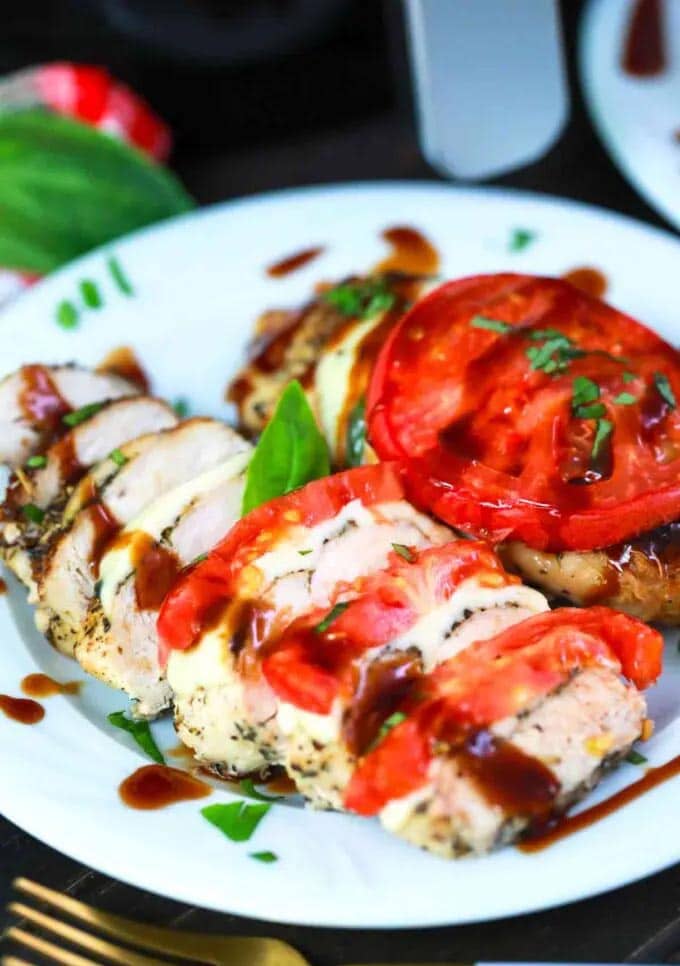Air Fryer Caprese Chicken IRELOOP